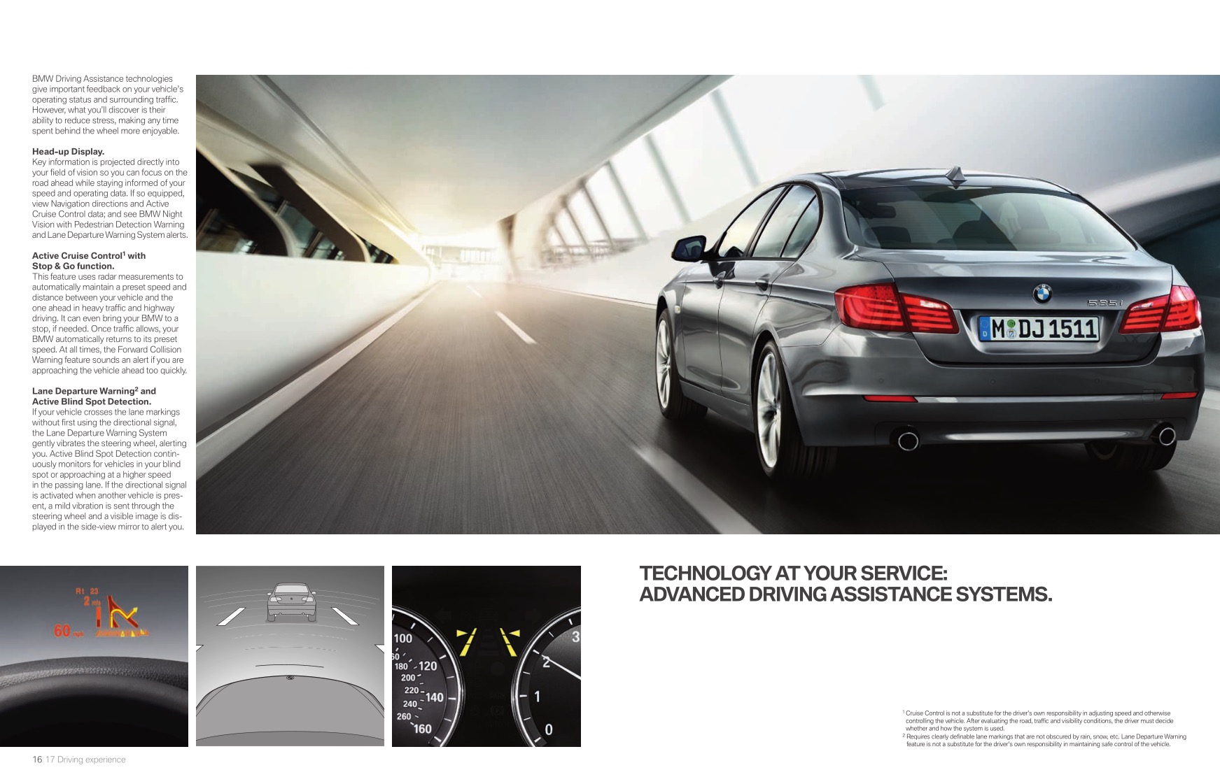 2011 BMW 5-Series Brochure Page 1